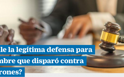 ¿Vale la legítima defensa para hombre que disparó contra ladrones?